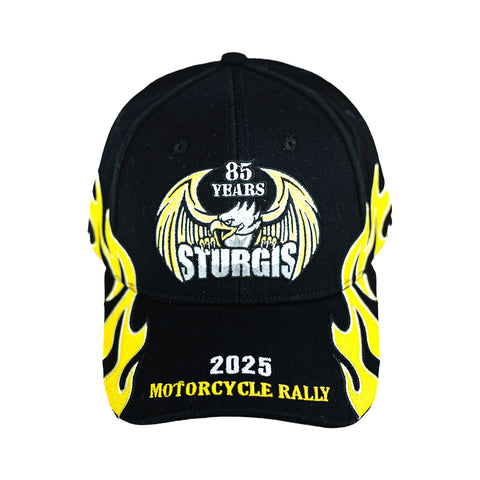 Classic Baseball Cap Motorcycle Rally Cap Athletic Hat Unisex One Size Adjustable