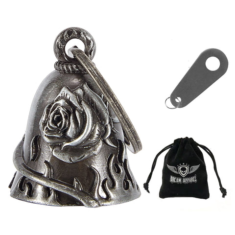 Dream Apparel Motorcycle Bells for Bikers Guardian Motorcycle Bells for Motorcycle Rider Key Chain for Luck