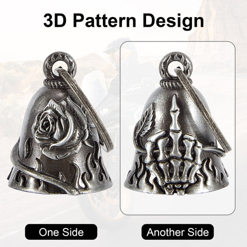 Dream Apparel Motorcycle Bells for Bikers Guardian Motorcycle Bells for Motorcycle Rider Key Chain for Luck