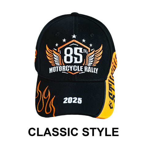 Classic Baseball Cap Motorcycle Rally Cap Athletic Hat Unisex One Size Adjustable