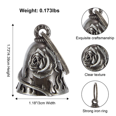 Dream Apparel Motorcycle Bells for Bikers Guardian Motorcycle Bells for Motorcycle Rider Key Chain for Luck
