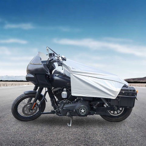 Motorcycle Cover Seat Shade Cover Bike Covers Lightweight Half Covers Outdoor Sun Protection All Season Fits Various Motorcycle Models