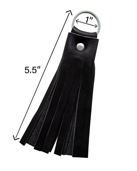 Dream Apparel Black Leather Key Chain
