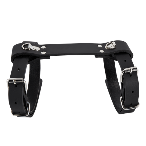 Dream Apprel Heavy Duty Blanket Black Leather Carry Strap Motorcycle Adjustable Belt Blanket Holder