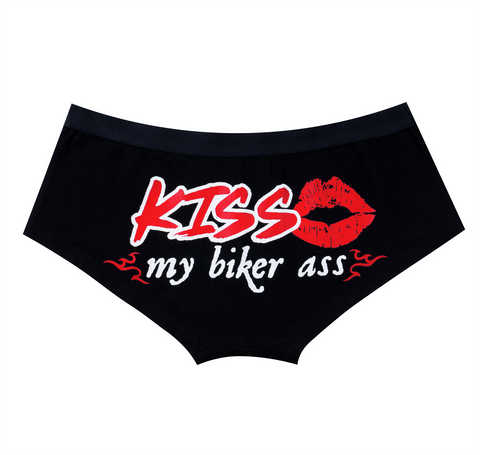 Dream Apparel KISS my biker ass Underwear Boxers Low Rise Brief Underpants Shorts