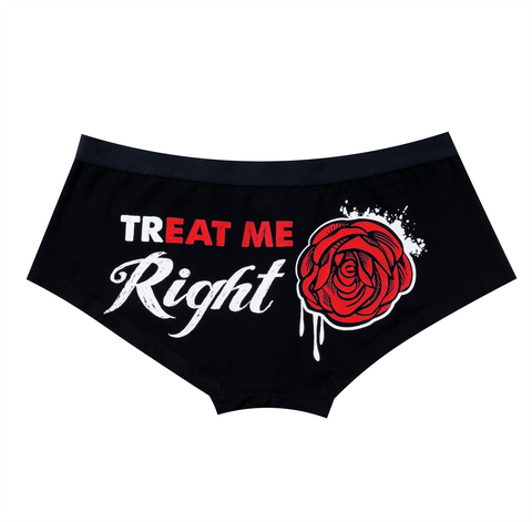 Dream Apparel TREAT ME Right Underwear Boxer Low Rise Brief Underpants Shorts