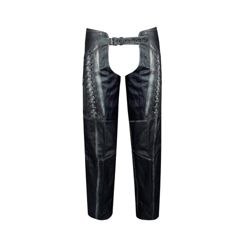 Dream Apparel Rub Off Premium Naked Cowhide Leather Chaps
