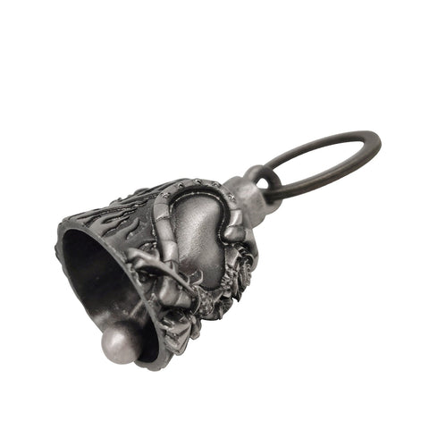 Dream Apparel Heart with Rose Motorcycle Bell, for Good Luck and in 3-D