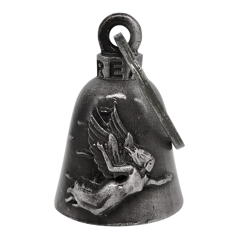 Dream Apparel Ride Safely Motorcycle Bell, for Good Luck and in 3-D, Light Weight
