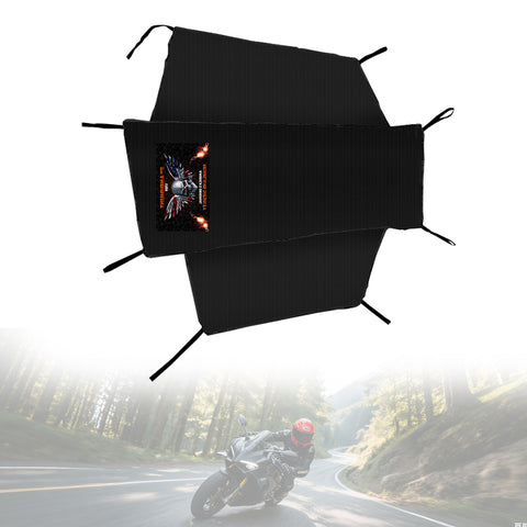 Motorcycle Cover Seat Shade Cover Bike Covers Lightweight Half Covers Outdoor Sun Protection All Season Fits Various Motorcycle Models