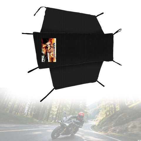 Motorcycle Cover Seat Shade Cover Bike Covers Lightweight Half Covers Outdoor Sun Protection All Season Fits Various Motorcycle Models