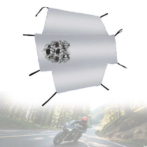 Motorcycle Cover Seat Shade Cover Bike Covers Lightweight Half Covers Outdoor Sun Protection All Season Fits Various Motorcycle Models