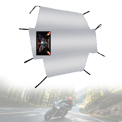 Motorcycle Cover Seat Shade Cover Bike Covers Lightweight Half Covers Outdoor Sun Protection All Season Fits Various Motorcycle Models