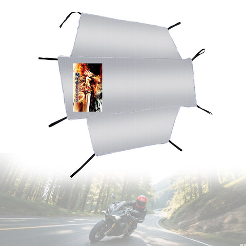 Motorcycle Cover Seat Shade Cover Bike Covers Lightweight Half Covers Outdoor Sun Protection All Season Fits Various Motorcycle Models
