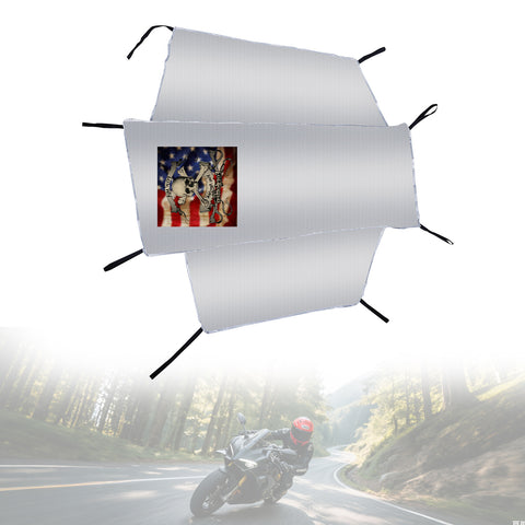 Motorcycle Cover Seat Shade Cover Bike Covers Lightweight Half Covers Outdoor Sun Protection All Season Fits Various Motorcycle Models