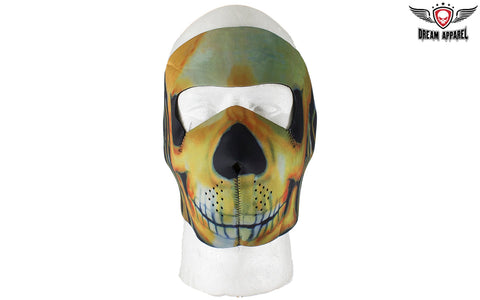 Fire Skull Face Mask
