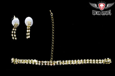 Womens Necklace With Earrings
