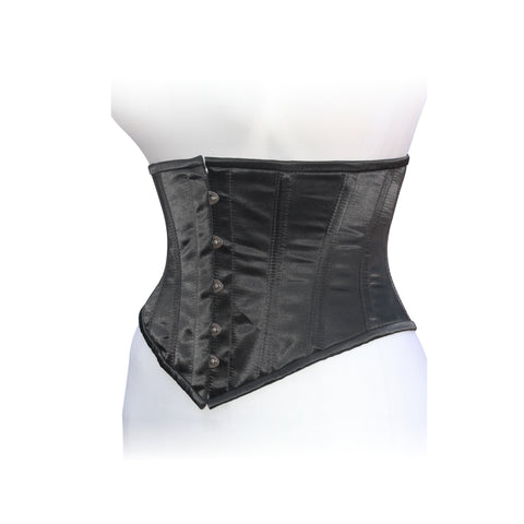 Dream Apparel Heavy Duty Steel Boned Underbust Waist Trainer Black Mesh Corset