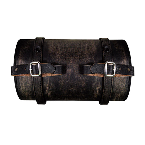 Dream Apparel Distress Brown Genuine Leather Toolbag 10"