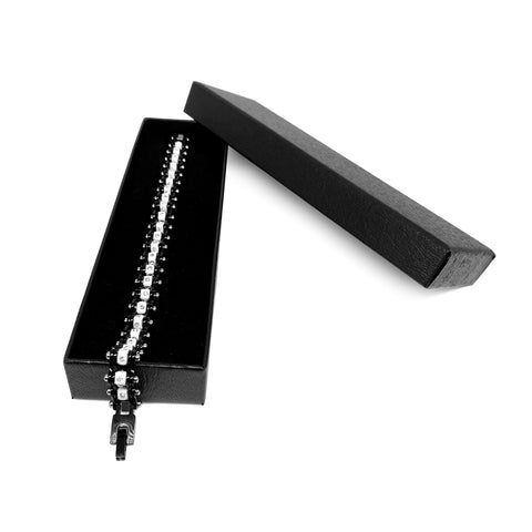 Motorcycle Crystal Stainless Steel Chain Bracelet