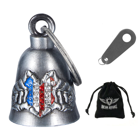 Dream Apparel Motorcycle Bells for Bikers Guardian Motorcycle Bells for Motorcycle Rider Key Chain for Luck