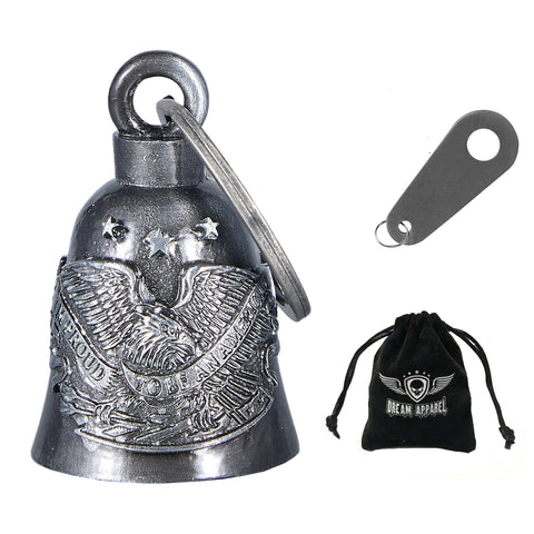 Dream Apparel Motorcycle Bells for Bikers Guardian Motorcycle Bells for Motorcycle Rider Key Chain for Luck