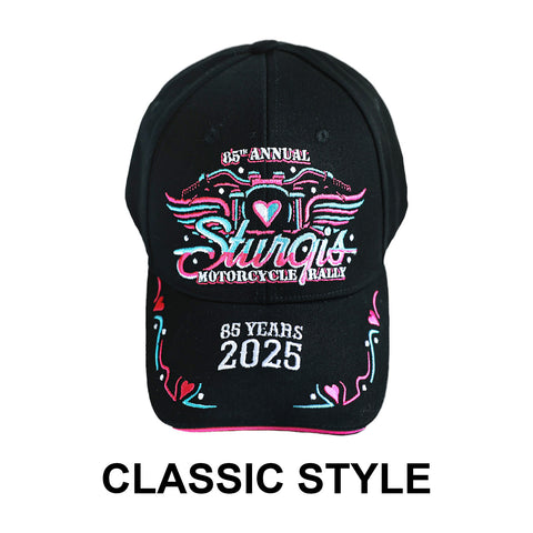 Classic Baseball Cap Motorcycle Rally Cap Athletic Hat Unisex One Size Adjustable