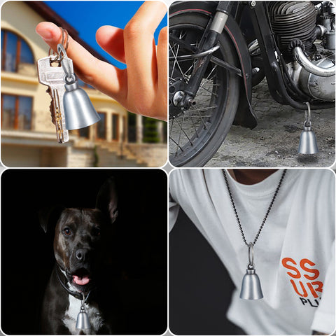 Dream Apparel Motorcycle Bells for Bikers Guardian Motorcycle Bells for Motorcycle Rider Key Chain for Luck
