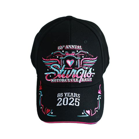 Dream Apparel Sturgis 2025 Hat 85th Motorcycle Rally Cap Motorcycle With Wings Design Adjustable