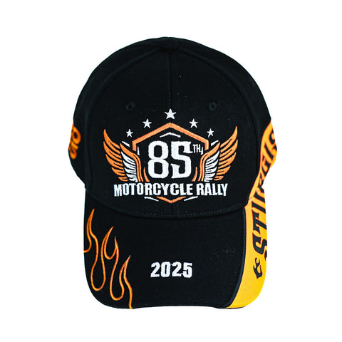 Dream Apparel Sturgis 2025 Hat 85th Motorcycle Rally Cap Flame Design  Adjustable Biker Baseball Cap