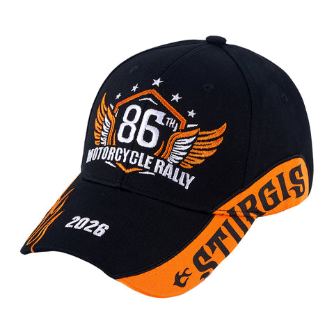 Dream Apparel Sturgis 2025 Hat 85th Motorcycle Rally Cap Flame Design  Adjustable Biker Baseball Cap