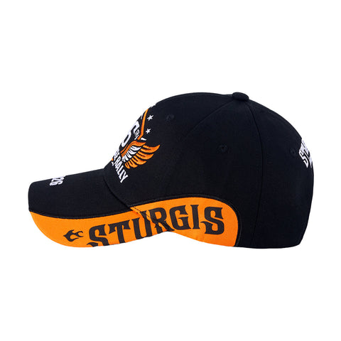 Dream Apparel Sturgis 2025 Hat 85th Motorcycle Rally Cap Flame Design  Adjustable Biker Baseball Cap