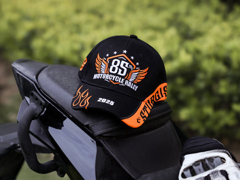 Dream Apparel Sturgis 2025 Hat 85th Motorcycle Rally Cap Flame Design  Adjustable Biker Baseball Cap