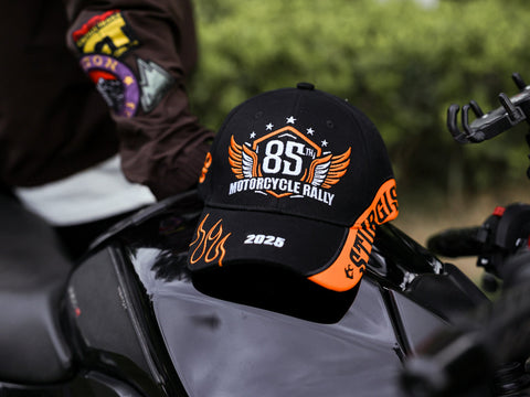 Dream Apparel Sturgis 2025 Hat 85th Motorcycle Rally Cap Flame Design  Adjustable Biker Baseball Cap