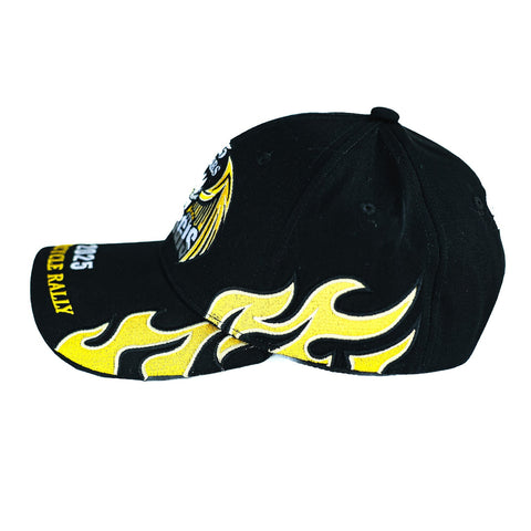 Dream Apparel Sturgis 2025 Hat 85th Motorcycle Rally Cap Eagle & Flames Design  Adjustable Biker