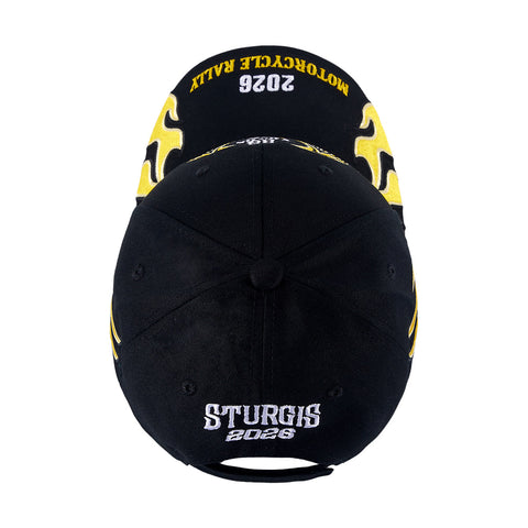 Dream Apparel Sturgis 2025 Hat 85th Motorcycle Rally Cap Eagle & Flames Design  Adjustable Biker