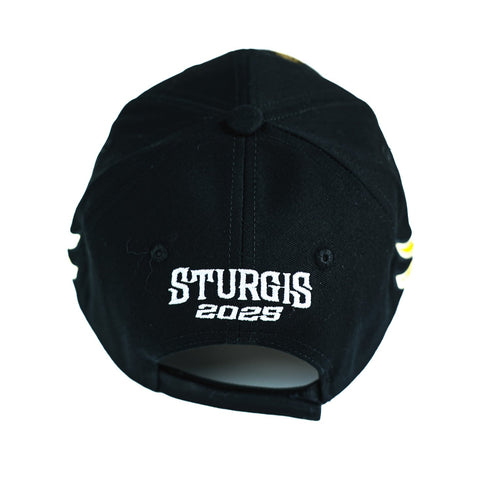 Dream Apparel Sturgis 2025 Hat 85th Motorcycle Rally Cap Eagle & Flames Design  Adjustable Biker