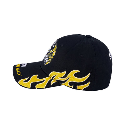 Dream Apparel Sturgis 2025 Hat 85th Motorcycle Rally Cap Eagle & Flames Design  Adjustable Biker