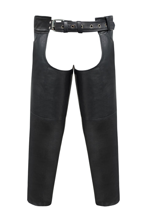 Dream Apparel Motorcycle Cowhide Leather Chaps