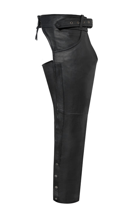 Dream Apparel Motorcycle Cowhide Leather Chaps