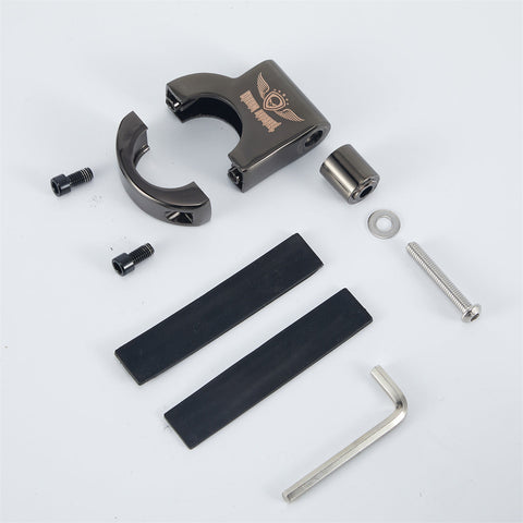 Dream Apparel Universal Motorcycle Cup Holder Chrome Handlebar Drink Holder Adjustable Clamp