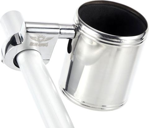 Dream Apparel Motorcycle Cup Holder Heavy Duty Stainless Steel With  Foam Pad Universal Handlebar
