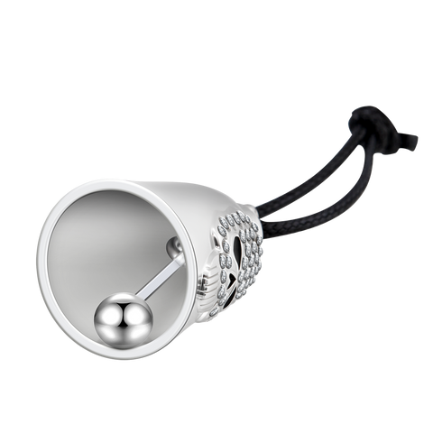 Dream Apparel Bling Bling Skull Motorcycle Bell Bling Bling Stones, for Good Luck and in 3-D, Light