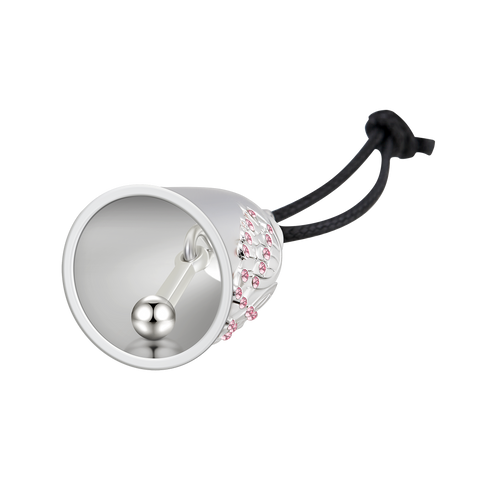 Dream Apparel Angel Wings Pink Bling Bling Motorcycle Bell, for Good Luck and in 3-D, Light Weight