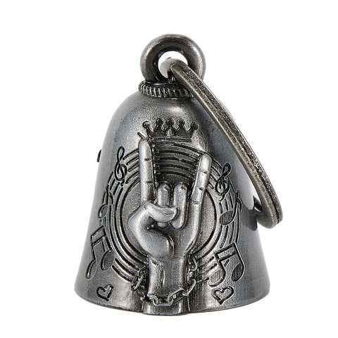 Dream Apparel Flaming Guitar Motorcycle Bell, Good Luck and 3-D, Light Weight, Impact Resistant