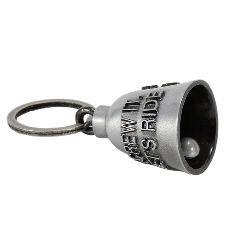 Dream Apparel SCREW IT. LET'S RIDE Motorcycle Bell, Good Luck 3-D, Impact Resistant