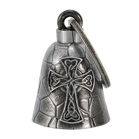 Dream Apparel Celtic Cross Motorcycle Bell, Good Luck and 3-D, Light Weight, Impact Resistant