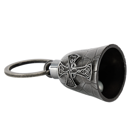 Dream Apparel Celtic Cross Motorcycle Bell, Good Luck and 3-D, Light Weight, Impact Resistant