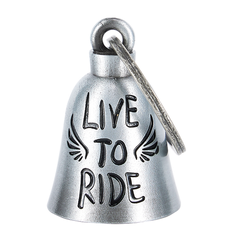 Dream Apparel SKULL " RIDE TO LIVE"  Motorcycle Bell Good Luck and in 3-D, Light Weight