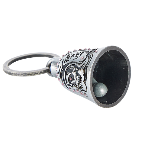 Dream Apparel SKULL " RIDE TO LIVE"  Motorcycle Bell Good Luck and in 3-D, Light Weight